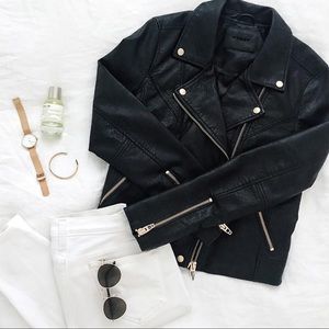 BLANKNYC Life Changer Moto Vegan Leather Jacket